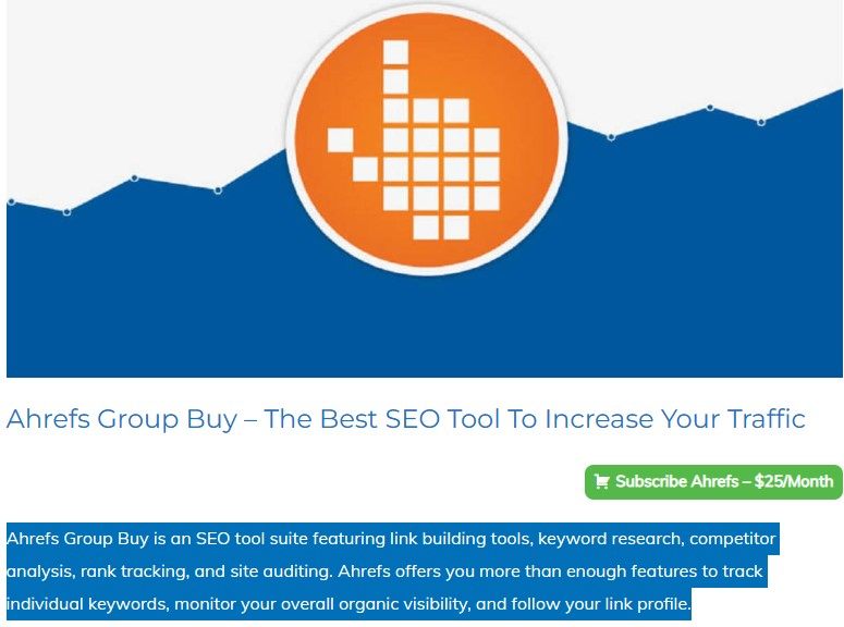 Ahrefs: Your Passport to Affordability with Group Buy Ahrefs